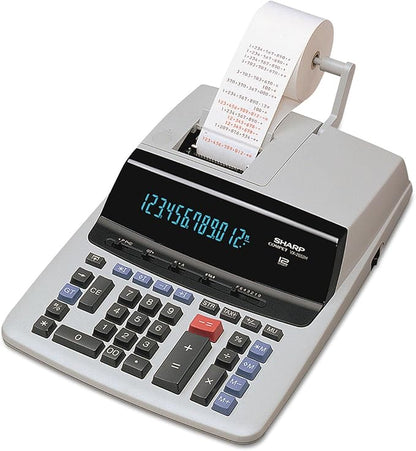 Sharp VX2652H VX2652H Two-Color Printing Calculator Black/Red Print 4.8 Lines/Sec