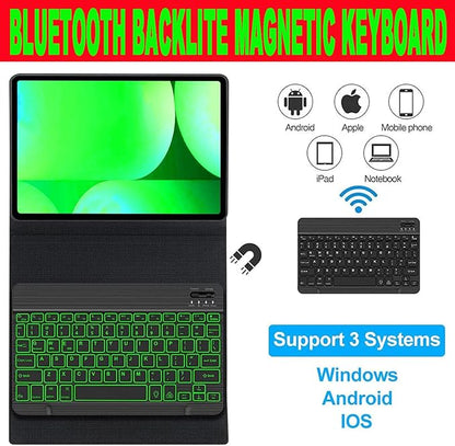 Keyboard Case for Samsung Galaxy Tab 10 FE Plus 13.1inch, S10 FE+ Smart Keyboard Case Magentic Keyboard Cover with S-Pen Holder, Blue