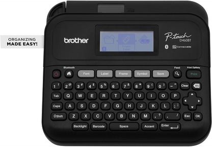 Brother P-Touch PT-D460BT Business Expert Connected Label Maker | Connect and Create via Bluetooth® on TZe Label Tapes up to ~3/4 inch, White