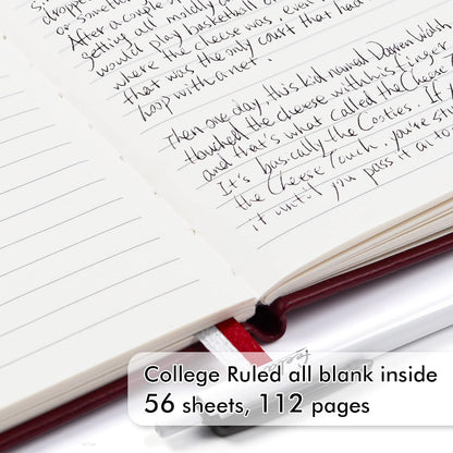 feela 15 Pack Pocket Small Notebooks Bulk, Mini Cute Notepads Hardcover College Ruled Lined Journals with Pen Holder for School Business Memos, with 15 Black Pens, 3.5”x 5.5”, A6, Wine