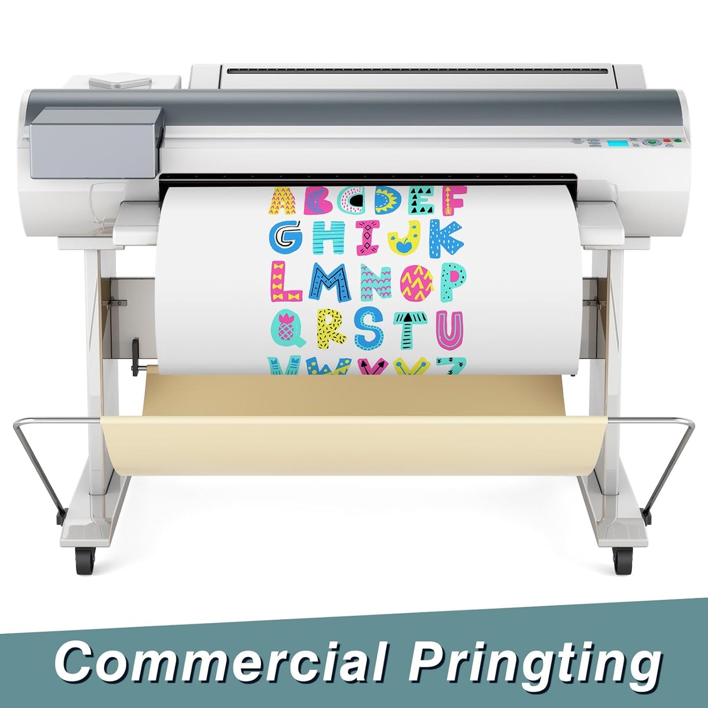 Amylove Blank White Surface Magnet Sheets 24 Inch x 10 Feet, 25 Mil Magnetic Roll Printable Flexible Vinyl Blank Magnetic Sign Sheet Safe for Vehicles DIY Craft Project