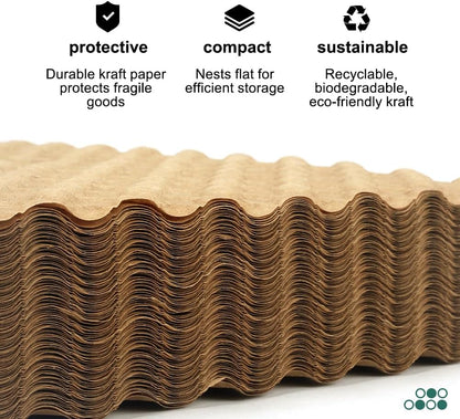 Reusable Bubble Paper - 15" x 50 FT Durable Bubble Wrap for Moving, Eco-Friendly & Washable Shipping Supplies, Biodegradable Packing Paper