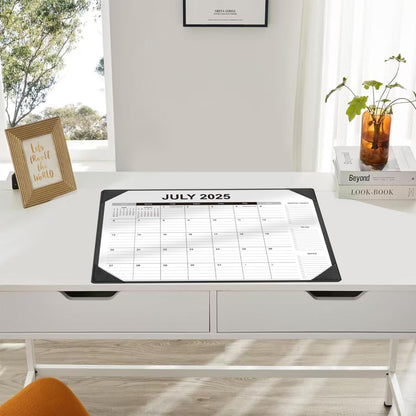 Desk Calendar 2025-2026 with Desk Mat – 22" x 17" Large Desk Pad Calendar Runs From Jul 2025 to Dec 2026, Office Supplies Desktop Calendar with To-Do, Notes & Goals Sections, for Office Planning or Organizing