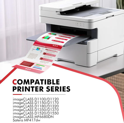 120 Toner Cartridge Black 2-Pack Compatible Replacement for Canon 120 CRG120 CRG-120 Toner Cartridge for imageCLASS D1120 D1550 D1150 D1320 D1350 D1520 D1370 D1180 D1170 MF6680 MF417 Printer