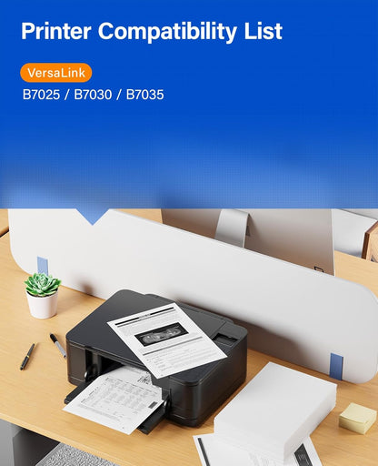 VersaLink B7025 B7030 B7035 106R03394 Black High Capacity Toner Cartridge 1-Pack Replacement for Xerox 106R03393 Toner Compatible with Xerox VersaLink B7025 B7030 B7035 Laser Printer Ink All-in-One