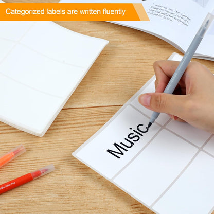 Joyberg Storage Box Labels, 420 Pcs, 2''x4'', Removable, Tear-Resistant, No Residue, for Bottles, Jars, School, Home, Business Organizing