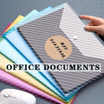 PARLAIM 3 Inch Round Color-Code Dot Stickers, 500 per Round Color Code Labels,Kraft Paper Dispenser Box Roll dots Label Inventory Circle Stickers（Kraft ）