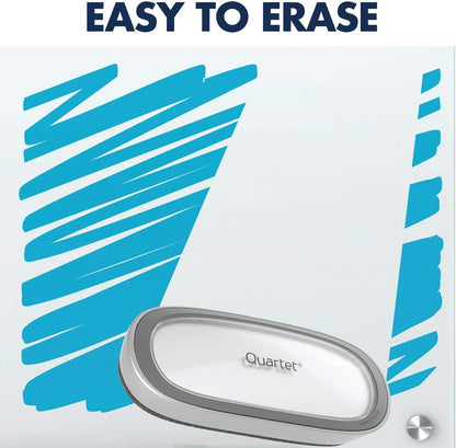 Quartet Glass Board Dry Erase Markers, Premium, Bullet Tip, Assorted Colors, 6 Pack (79556)