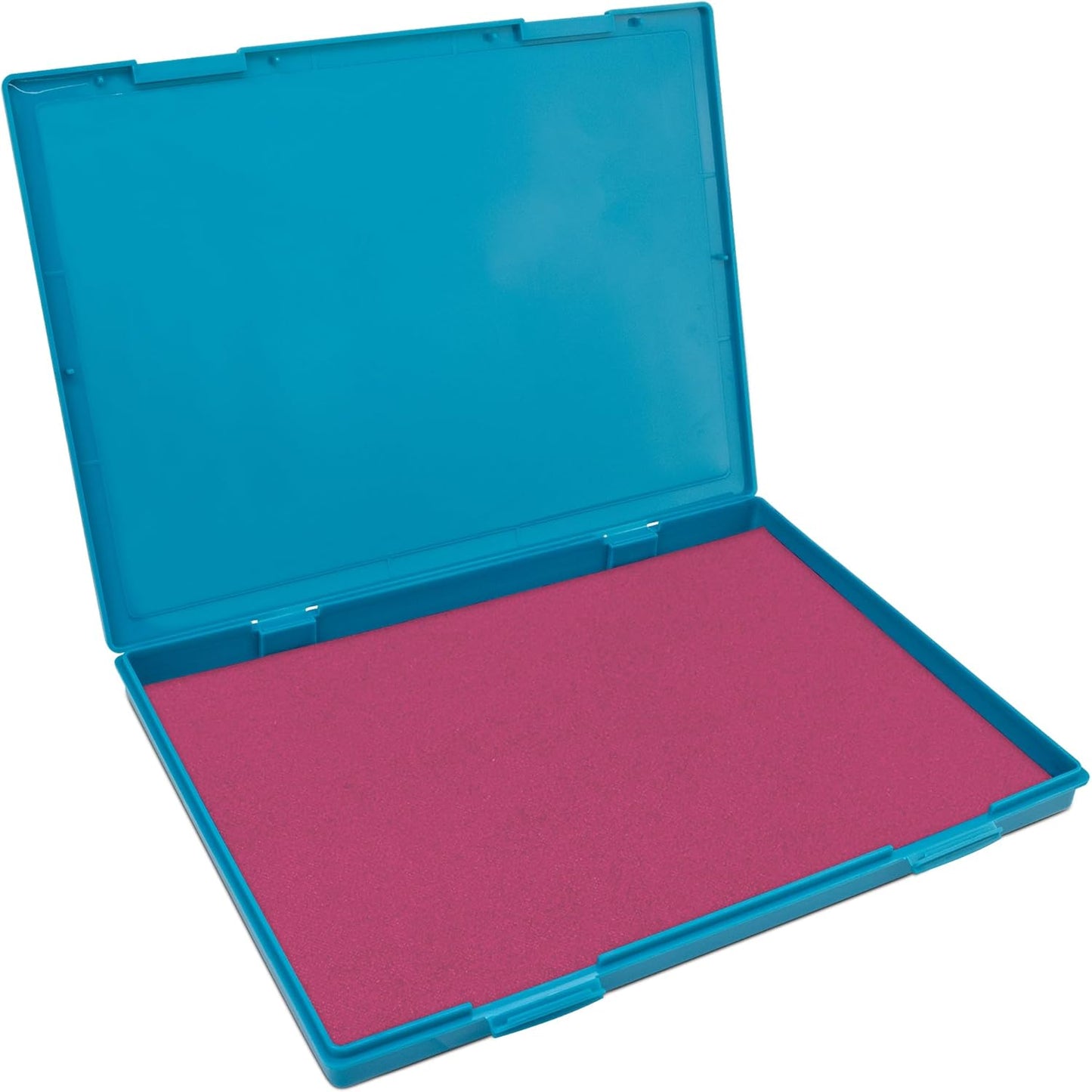 MaxMark Extra Large Pink Ink Stamp Pad - 8.25" x 11.5" - Industrial Felt Pad - Pink Color