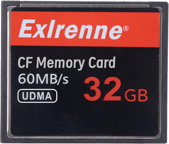 Original 128GB CF Memory Card UDMA Speed Up to 60MB/s SLR Camera CF Card for Professional Photographer,Videographer,Enthusiast 128gb