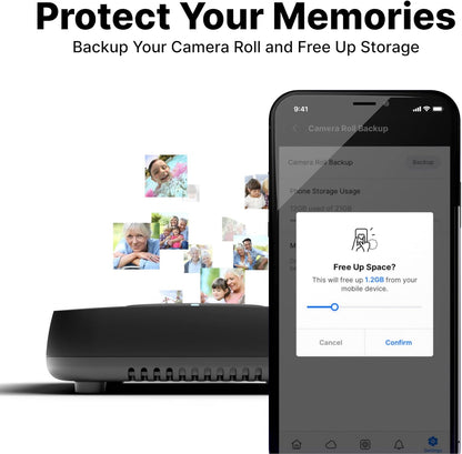 Smart Personal Cloud Storage Device Data and Media Files, Built-in 512GB High-Speed SSD with USB Storage, Plex and Home Assistant/iOS/Android/Windows/Mac Compatible