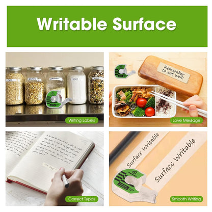 12 Invisible Tape with 12 Refillable Tape Dispenser, Home Office Supplies and Back to School Supplies for College and Classrooms, Matte Finish, 3/4 in x 650 in