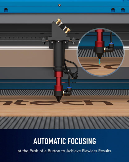 OMTech 130W CO2 Laser Engraver, 35x55 Inch Laser Cutting Machine with Autofocus Autolift 3 Way Pass Air Assist Caster Wheel, Industrial Laser Cutter Engraving Etching Machine for Wood Glass Acrylic