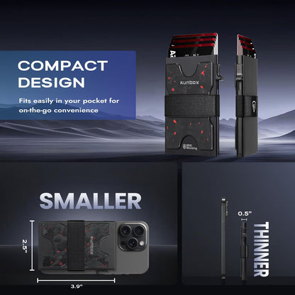 Mens Card Cases, Slim Card Holder Wallet for Men and Women, Minimalist RFID Blocking Wallet with Pop-Up Function, Thin Design, Metal Card Cases Holds 6+6 Cards, Gifts for Men, Men's Accessories