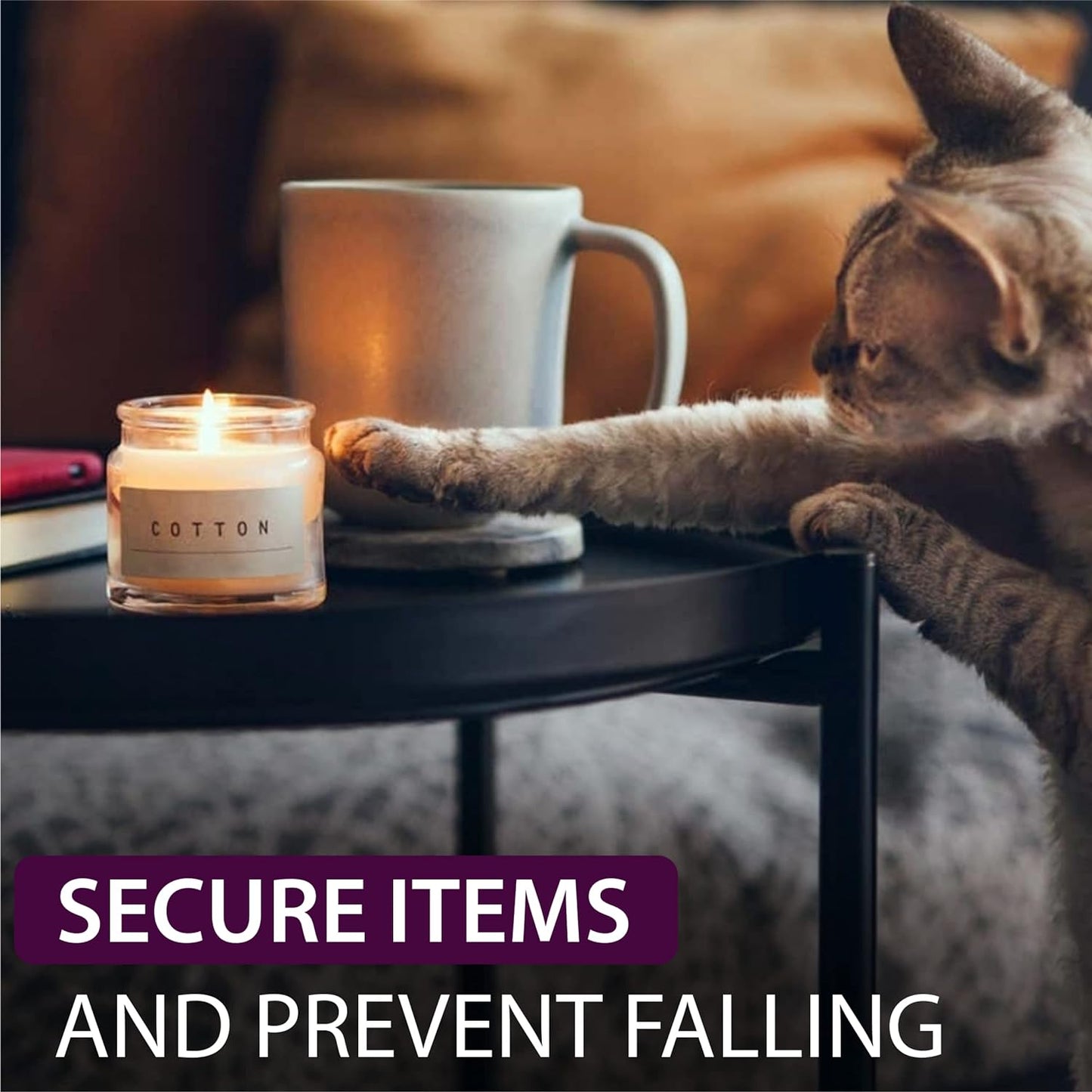 Sticky Mounting Putty 500PCs - White Sticky Tack for Wall Hanging - Poster Putty Removable - Adhesive Mounting Putty Squares for Picture Hanging Crafts - Tacky Putty Wall Adhesive