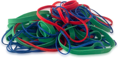 Upgrade Office Supply UPG22754PK2 Rubber Bands, Assorted Size and Colors, 1/4 lb 2-Pack, USA