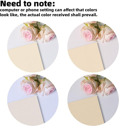 Vienrose 10 x 10 Inch Scrapbook Photo Album, Linen Hardcover Photo Book with 40 White Pages, DIY Memory Book Kit with Accessories for Wedding, Baby Shower, Travel, Christmas (Beige, 20 Sheets)