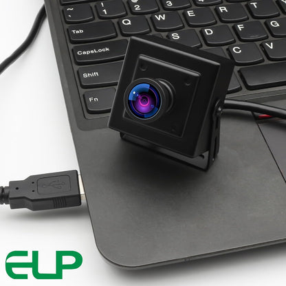 ELP Global Shutter USB Camera - Wide Angle Webcam for Computer & Laser Engraver - 1080P, 90fps, 120 Low Distortion Lens