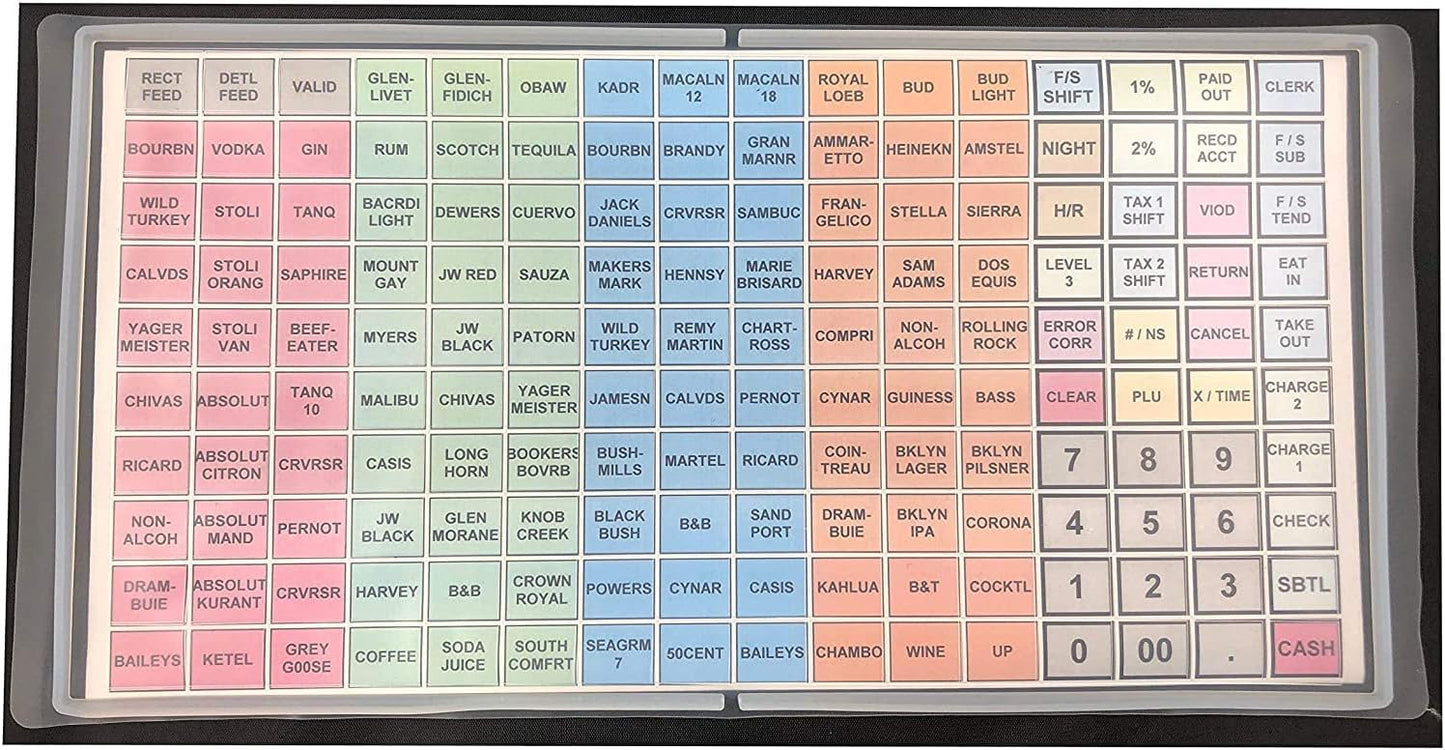 HK SYSTEMS SAM4S Cash Drawer Insert Money Tray 57 with 160key Wet Cover, 5 Bills and 5 Coins (Bundle)