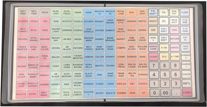 HK SYSTEMS SAM4S Cash Drawer Insert Money Tray Metal Wire Gripper 57 with 160key Wet Cover, 5 Bills and 5 Coins (Bundle)