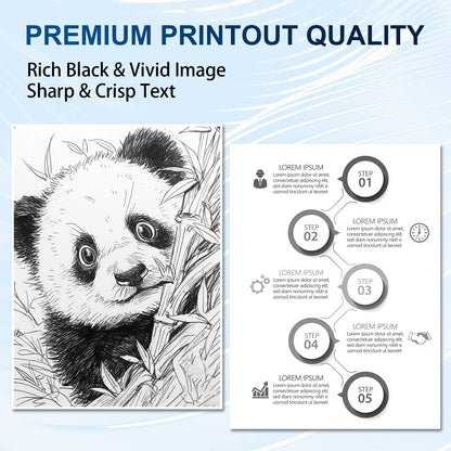 58A Toner 2 Pack Compatible with 58A CF258A Toner Cartridges Black (with Chip), Works with MFP M428fdw M428fdn M428dw M404 M428 Pro M404n M404dn M404dw Printer(2 Pack)