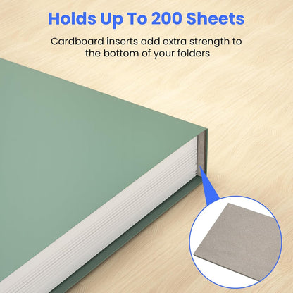 Hanging File Folders Letter Size, 50 Pack File Organizer Folders, 1/5-Cut Tabs with Hanging File Folder Frame, Heavy Duty 1 Inch Expansion, Stay Organized for Your Home and Office Bulk File.