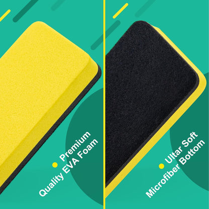 OWLKELA Magnetic Whiteboard Erasers 8 Pack, White Board Markers Dry Erase, Ideal for Classroom, Home, Office