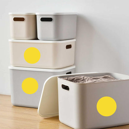 PARLAIM 2" Yellow Round Color-Code Circle Dot Labels on a Roll, 500 Stickers, 2 inch Diameter for Inventory Garage Sale Office School