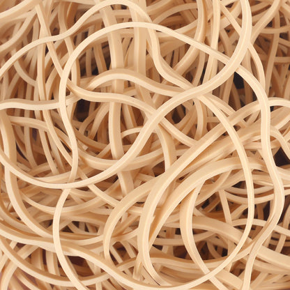 Rubber Bands 150Pcs 4.8inch Big Elastic Rubber Band Beige Large Rubber Bands for Office Supplies File Folders Litter Box (4 4/5" x 1/8")
