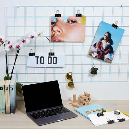 Ufmarine Small Binder Clips 1 Inch Length for Office (64 Pcs)