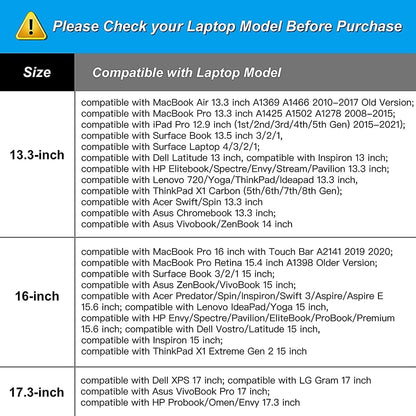 MOSISO PU Leather Laptop Tote Bag for Women, Waterproof Large Capacity Business Work Briefcase Shoulder Laptop Bag