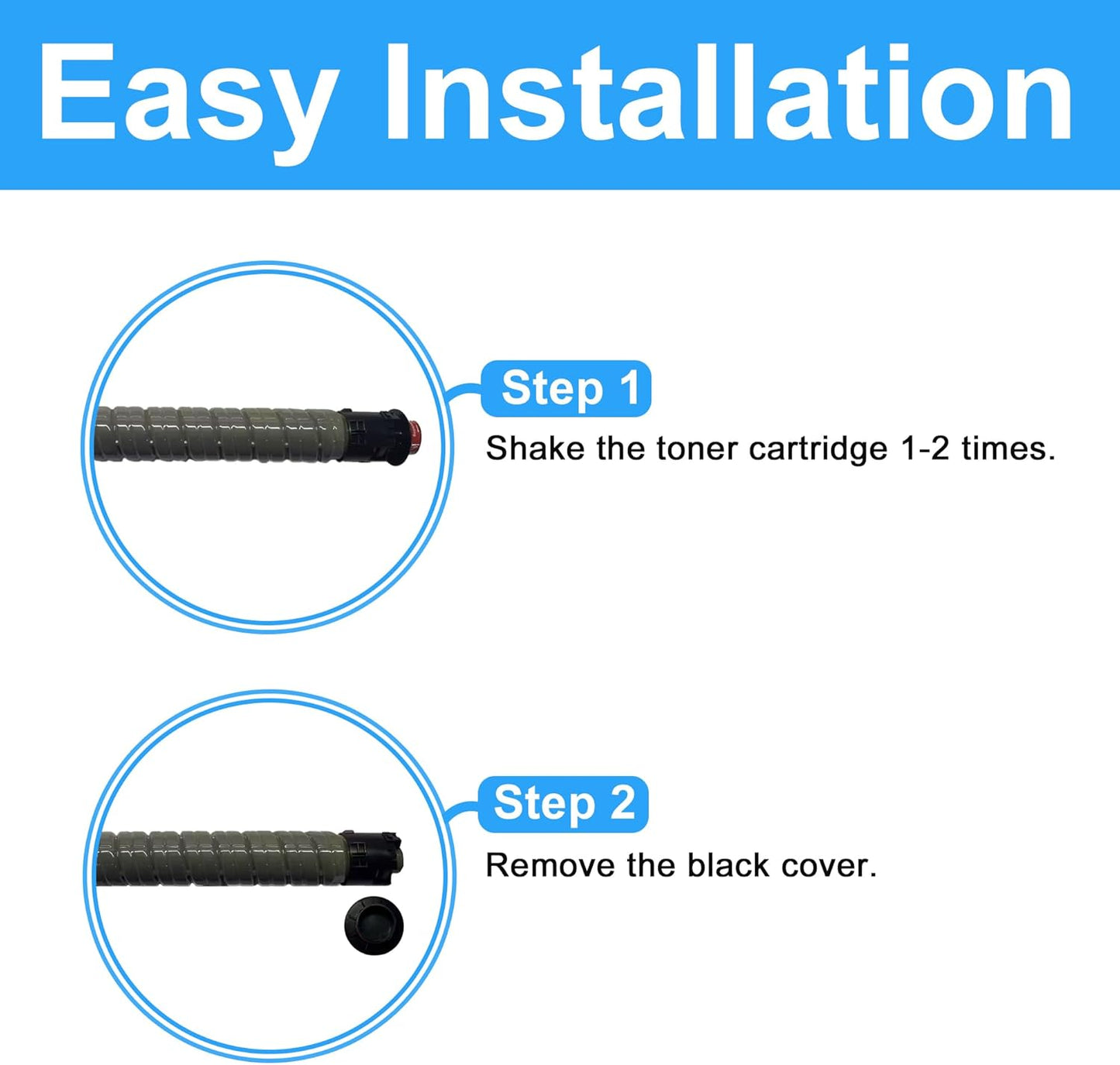 LCL Compatible Toner Cartridge Replacement for Ricoh 841851 for Ricoh MP C4503 MP C4504 MP C4504ex MP C5503 MP C5504 MP C6003 MP C6004 MP C6004ex Printer (1-Pack Magenta)