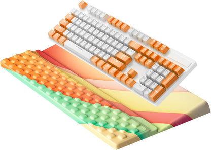 Ospelelf Keyboard Wrist Rest Comfortable Ergonomic Keyboard Stand Riser Holder Pad for Office Home