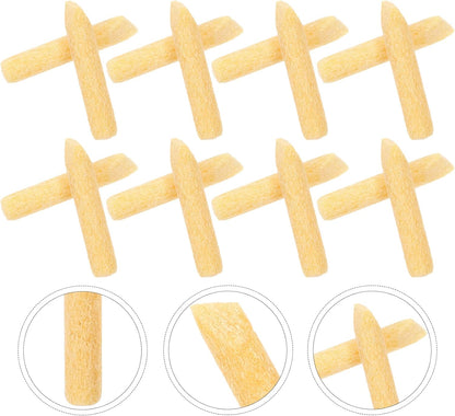 Ciieeo Universal Pen Points 50pcs Marker Pen Replacement Nibs Painting Tips Points Marker Refill Nibs for Acrylic Glass Chalk s Yellow Multifunctional Paint s