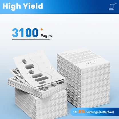 26A Black Toner Cartridge CF226A Compatible for HP 26A 26X Black Toner Cartridge Replacement HP26A Works with Laser Jet pro M402n M426fdw M402dn M402dw M402m Pro MFP M427dw M426dw M426fdn, 2 Pack