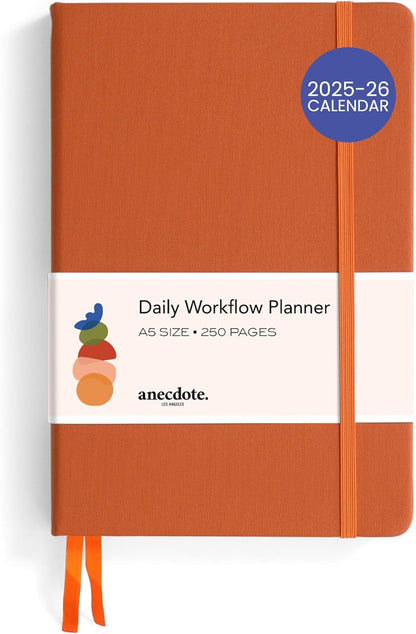 Anecdote 2026 Planner: A Monthly, Weekly & Daily Planner 2026 for Planning Your Success - A5 Size Hardcover Start Anytime and Achieve your Goals - Nutmeg