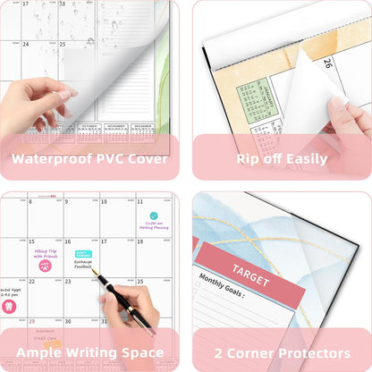 Ospelelf Desk Calendar 2025-2026 Large 22'' x 17'' Calendar 2025 Monthly Desktop Calendar, 18 Month Calendar, Use Jan 2025 - June 2026