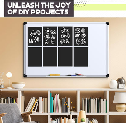 30 Pcs Non Adhesive Magnetic Sheet 5 x 7 Inch for Die Storage Flexible Magnetic Sheets Plain Sheet for Arts and Crafts Scrapbooking DIY Photography, Easy to Cut and Organize