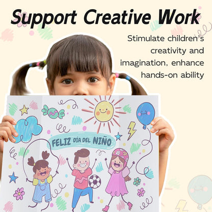 12 Pack Trifold Poster Board, 17x26 Inches White Presentation Board, Portable Display Board for Science Fair, School DIY Project and Business Exhibitions