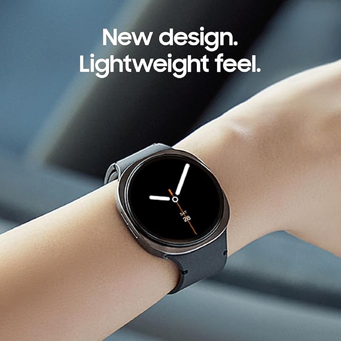 Samsung Galaxy Watch 8 (2025) 44mm LTE Smartwatch, Cushion Design, Fitness Tracker, Sleep Coaching, Running Coach, Energy Score, Heart Rate Tracking, Silver [US Version, 2 Yr Warranty]