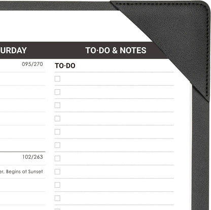 Nekmit Large Desk Calendar 2025-2026 with Desk Protecting Pad, Runs from Jul 2025 - Dec 2026, Office Supplies 21" x 16 1/2" Desktop Calendar for Life Planning or Organizing