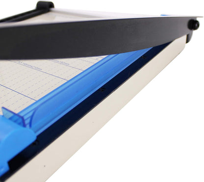 TEXALAN(R) 12" A4 Paper Cutter Multi-Purpose Trimmer for Metal Sheet, Leather, Plastic Sheet, Non-Woven Fabric, 12 Sheets 80-Gram Paper