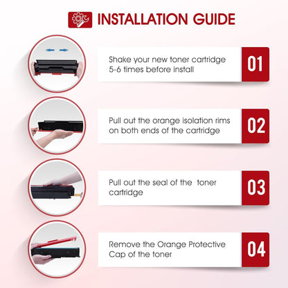067 Toner Cartridge Set 067H MF654Cdw MF656Cdw Compatible Replacement for Canon Color ImageCLASS LBP632Cdw MF654Cdw MF653Cdw LBP633Cdw Printer 4 Pack High Yield Ink (Black Cyan Yellow Magenta)