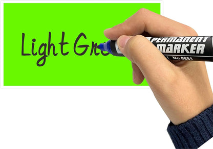 PARLAIM 3 X 5 Inch Rectangle Adhesive Color Coding Stickers,Square Inventory Stickers -250 Per Dispenser Box (Fluorescent Green)