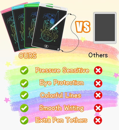 32 Pack LCD Writing Tablet for Kids Drawing Tablet 8.5" Upgraded Drawing Pad Toddler Doodle Board for Kids Learning Drawing Board Writing Tablet Bulk for Party Class