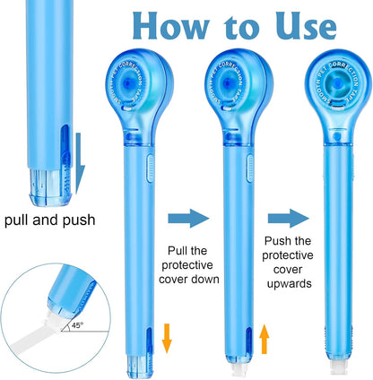 8 Pack Correction Tape Pens, 8 Color Comfortable Pen Shape Correction Pen Tape Pens Easy to Use Applicator for Instant Correction School Office Supplies, 1/5" X 236"