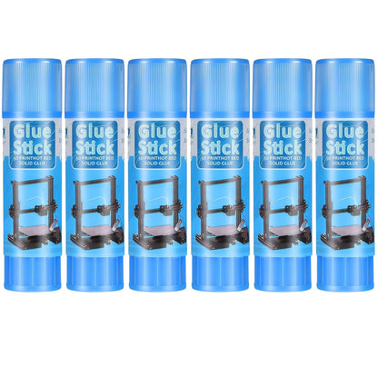 Outus 6 Pack 3D Printer Glue Sticks for Hot Bed PVP 3D Printer Adhesive Solid Glue Sticks for Hot Bed Removing Printing Models