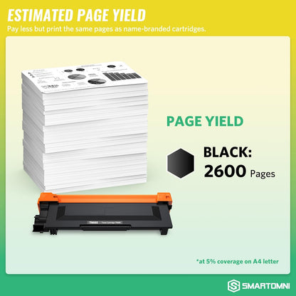 TN660 Compatible Toner Cartridge Replacement for Brother TN660 TN630 use for Brother DCP-L2500D L2305W HL-L2300D L2360DN MFC-L2680W L2705DW MFC L2740DW l2720DW Design V3 M283fdw