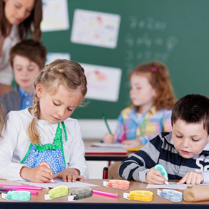 Chivao 100 Pack Mini Correction Tape Bulk Ink Corrector Eraser Tape Set Cute Aesthetic Colorful Instant Correction Applicator for Office School Student Stationery Supplies, 0.2 x 158 Inch(Candy Color)