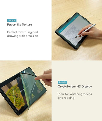 EIP Detachable Paperfeel Screen Protector for Google Pixel Tablet 2023 – Anti-Blue Light, Reusable & Washable, Nano-Tech Attachment, Anti-Glare, Bubble-Free, Ideal for Drawing & Writing